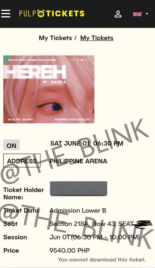 WTB LFS / WTS LFB IU HEREH WORLD TOUR MANILA

LF: any VIP seat 🥹🙏🏻

i have lower B ticket section 218A

‼️ will sell my tix if i secure a VIP upgrade

can provide proof, auth letter with ID, can do meetups

**also open to trade

reply/dm me! 😊

# iu wtt lft concert ph arena