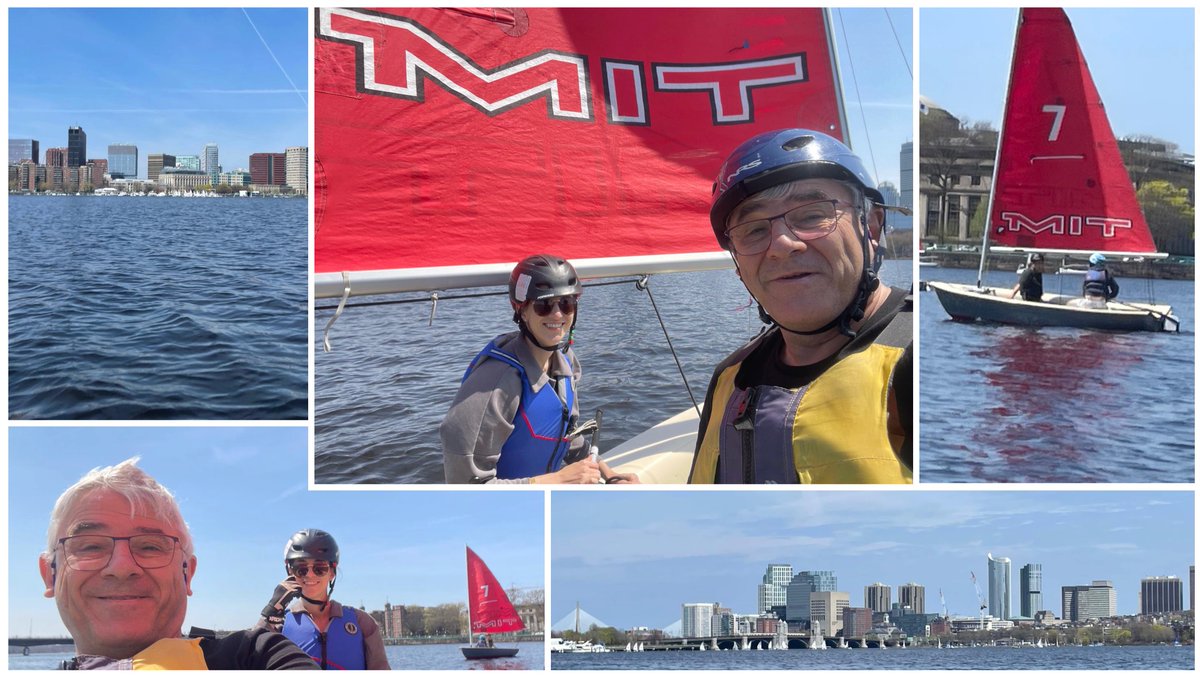 Science and sailing - the best combo ever - a leisurely sunny spring Sunday afternoon on the Charles River with my Boston graduate student daughter in between the ISHSR meeting in Chicago (ishsr.net) and a visit of the @MDIBL in Maine - life could not be better!