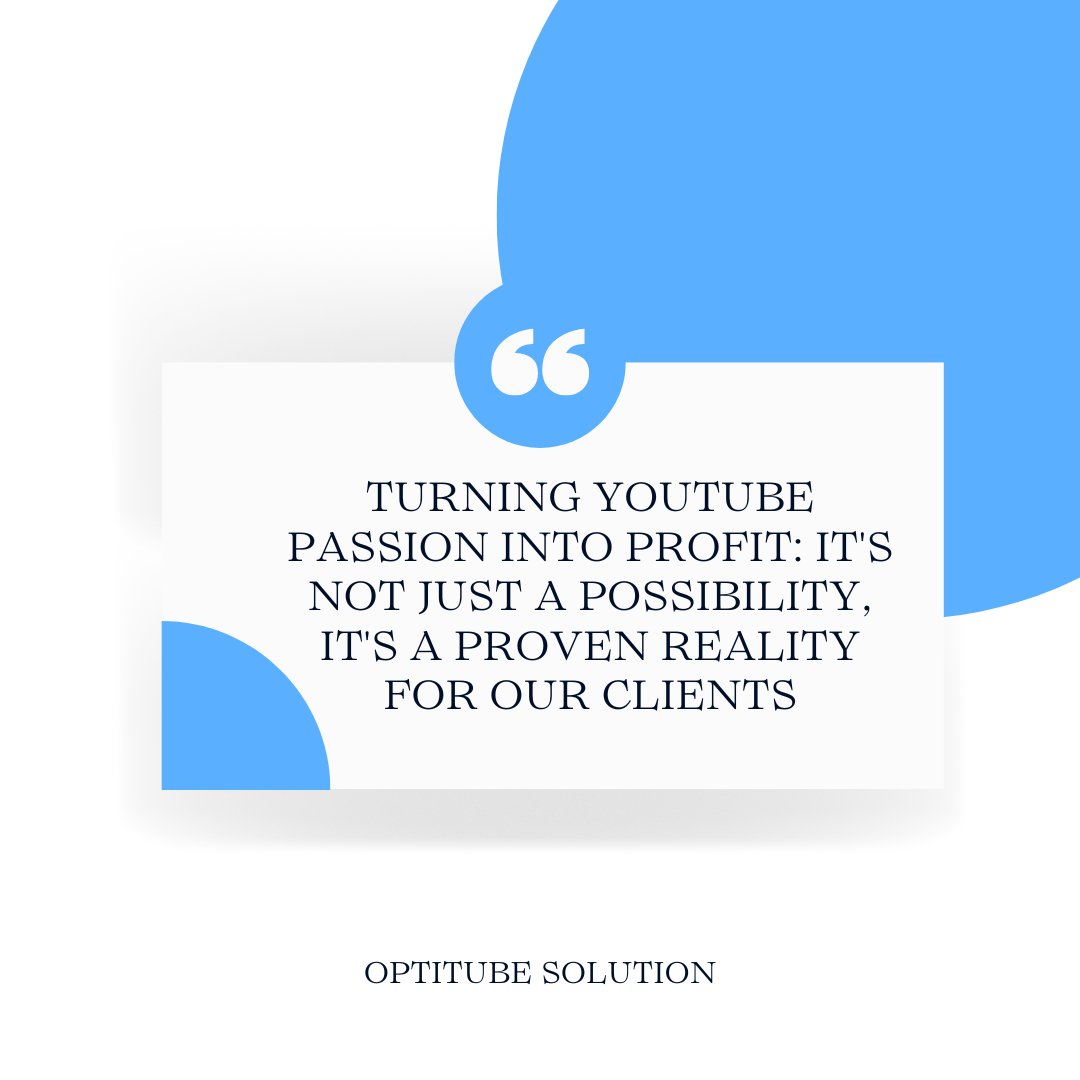 OptiTube's tweet photo. Dreaming of YouTube success? It's time to turn those dreams into a reality. With the right team #optitubesolution by your side, every investment in your YouTube channel is an investment in your future success 🎁🎁😉🎯💰💰💰

#youtubecashcow #youtubemonetization #optitubesolution https://t.co/1kB7p36jLd
