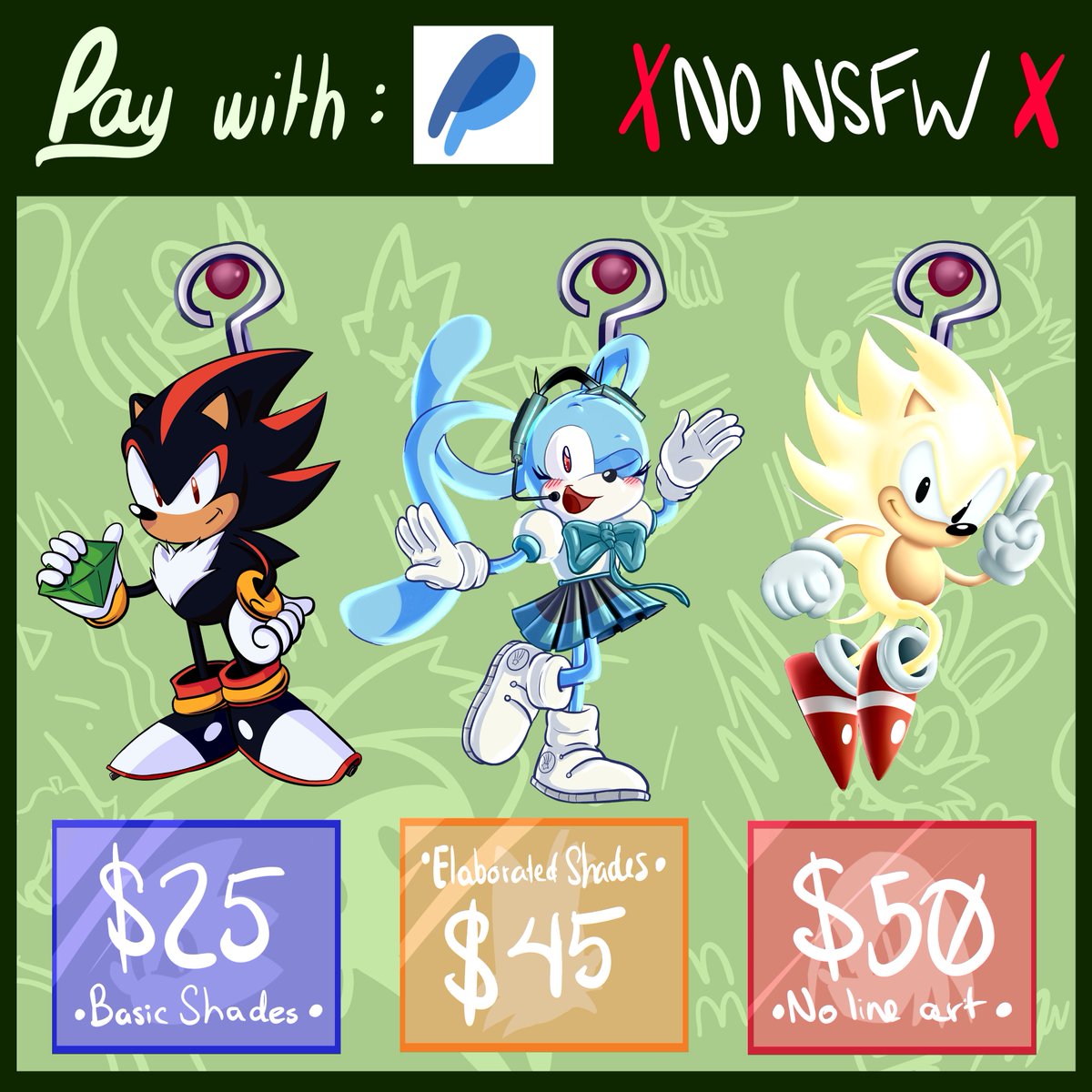 Some_SMO's tweet photo. Hey yo!! #Sonic commissions open.

#SonicTheHedgehog #SonicMovie3 #SEGA #commissionsopen #commissions #commissionsart https://t.co/hLWZjWey7r