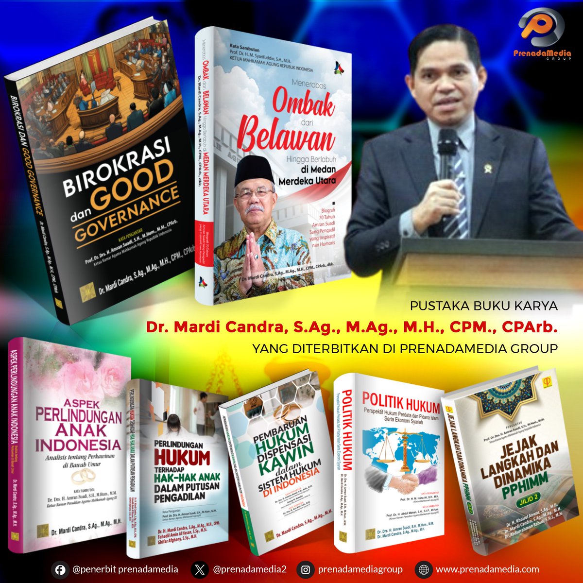 Dosen/Penulis/Praktisi dan Karya Bukunya Dr. MARDI CANDRA, S.Ag., M.Ag., M.H., CPM., CPArb. prenadamedia.com/?s=Mardi&post_…