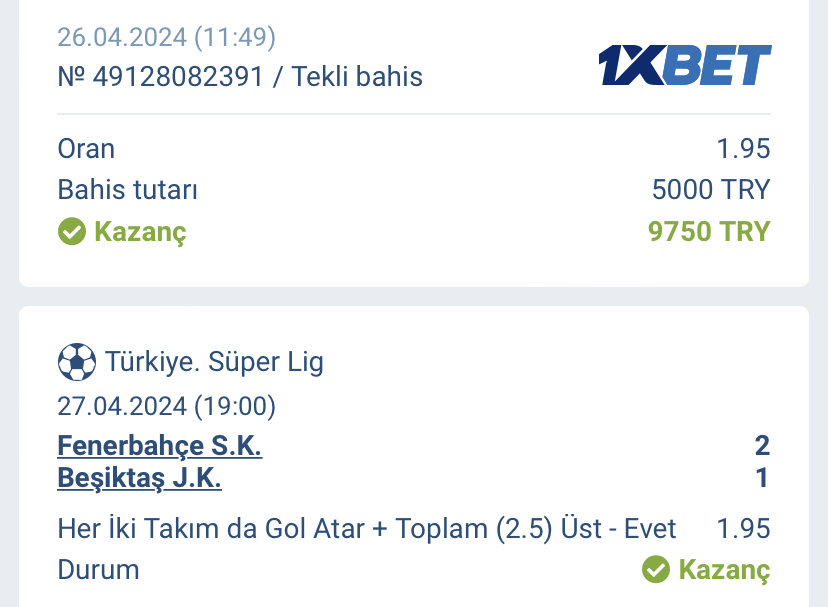 🖥️ Admin hafta sonu bu şekilde biraz para kazandı 🤑✅💵 Kazançlarınızı yorumlarda paylaşın ✍️ 📲 Ve doğrudan bağlantıda bahisler 👉 tapxlink.com/line_tg_vs