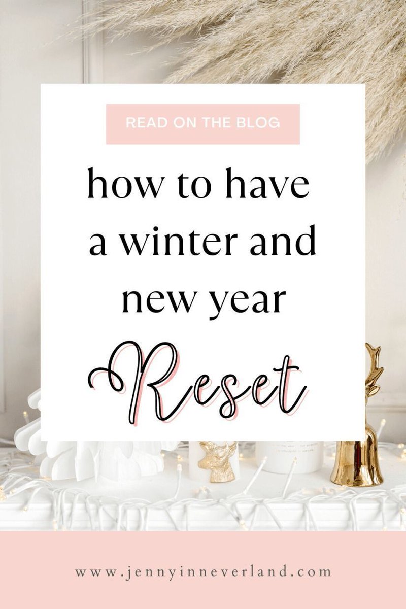 HOW TO HAVE A WINTER AND NEW YEAR RESET: 🗑️ De-clutter your physical space ✉️ Unfollow + unsubscribe 🖊️ Write a gratitude list for the year 🙏🏻 Forgive yourself (+ others) Read more in this post: buff.ly/3vblnXf #bloggerstribe