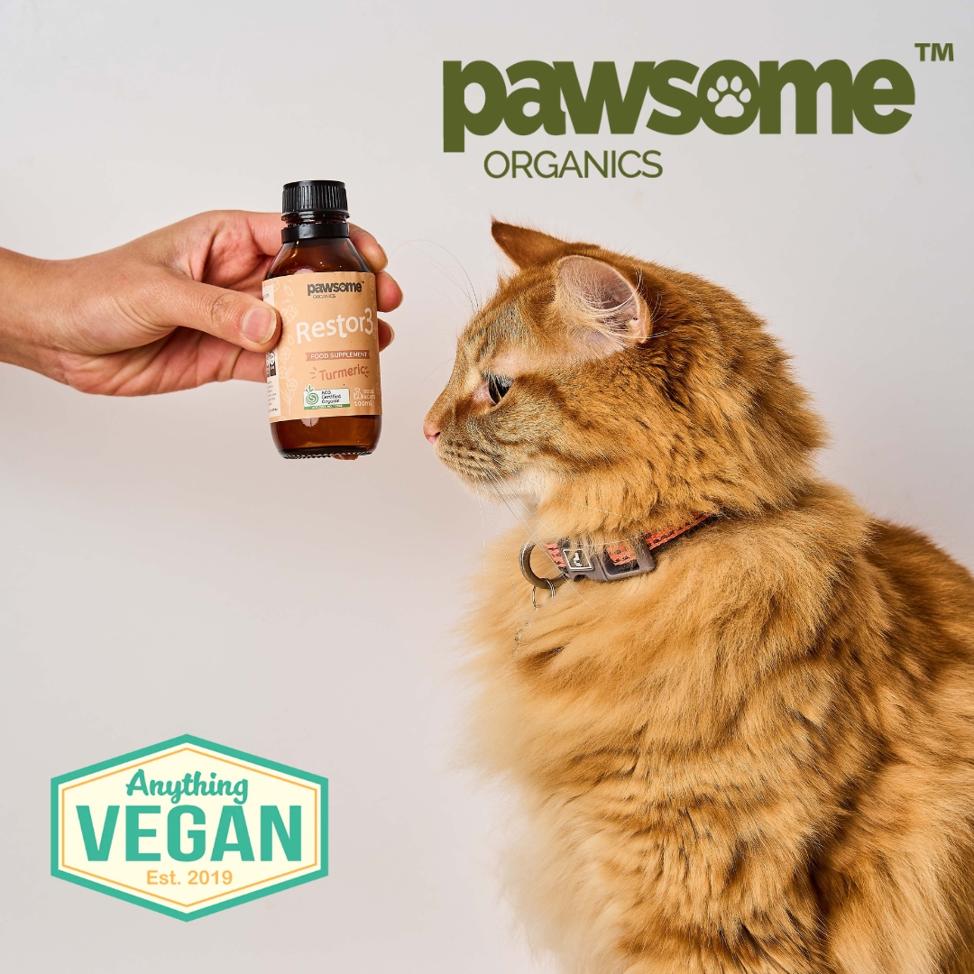 Introducing @pawsomeorganics Restor 3 for pets

#PawsomeOrganics #PetSupplement #VeganMade
#AnythingVeganAus #VeganProducts #VeganAustralia