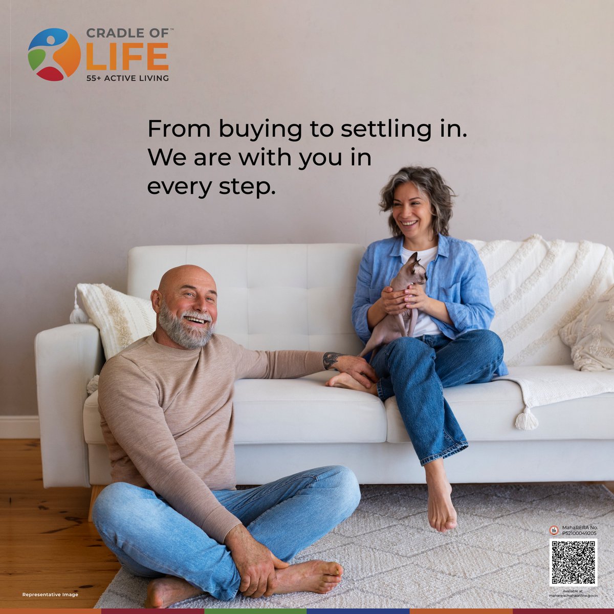 Discover the future of senior living at Cradle of Life, where comfort and personalized care create a truly exceptional experience.

MahaRERA No: P52100049205

#JoyfulLiving #ActiveLiving #DynamicLiving #CradleOfLife #SeniorLiving #TimeForYourself