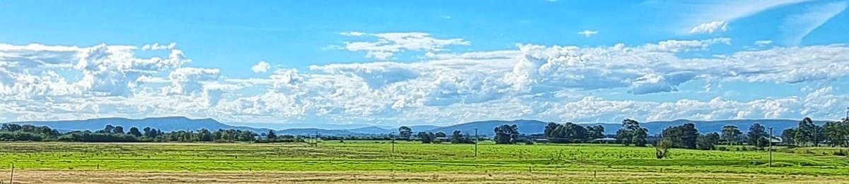 Today's pic of the floodplain with some great clouds