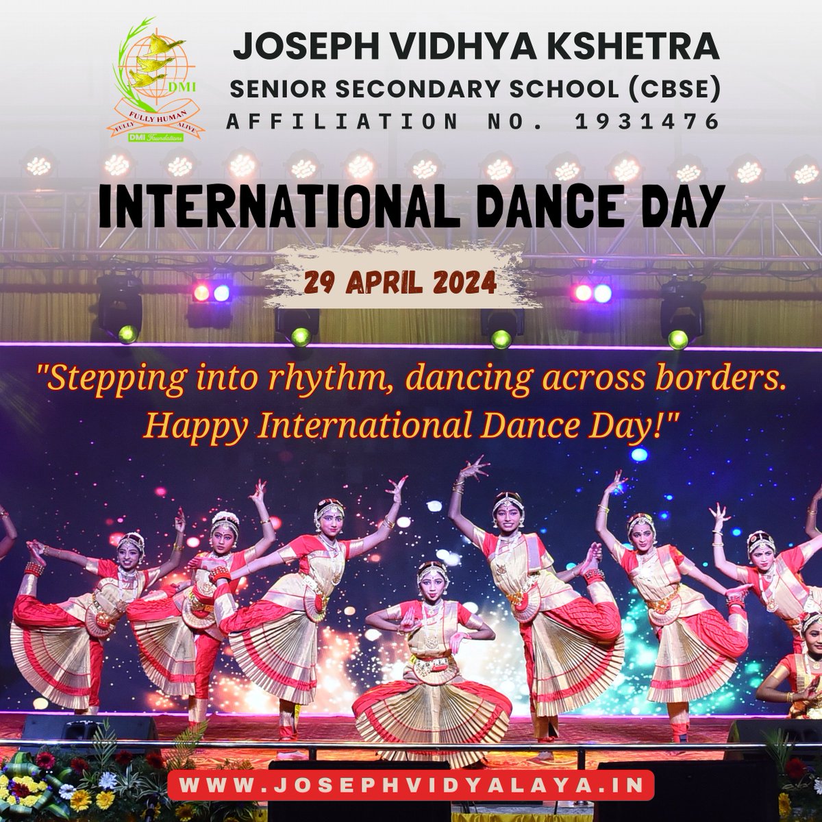 Let's dance together, across borders and cultures, uniting in joy, expression, and harmony. Happy International Dance Day!'

#InternationalDanceDay
#DanceDay
#GlobalRhythms
#DanceTogether
#CelebrateDance
#WorldOfDance