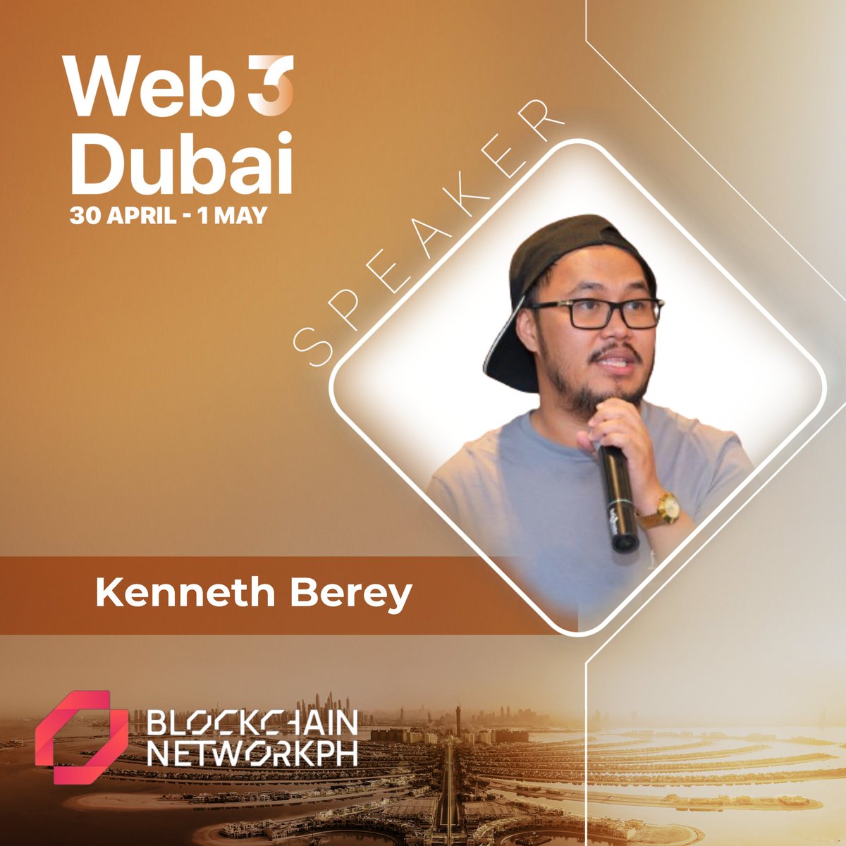 🎊 Excited to announce that Kenneth Berey from @blockchainnph will be joining us at Web3 Dubai as a speaker. 🎟 Grab your free ticket with CODE: web3dubaievent discover.billyapp.live/events/web3-du…
