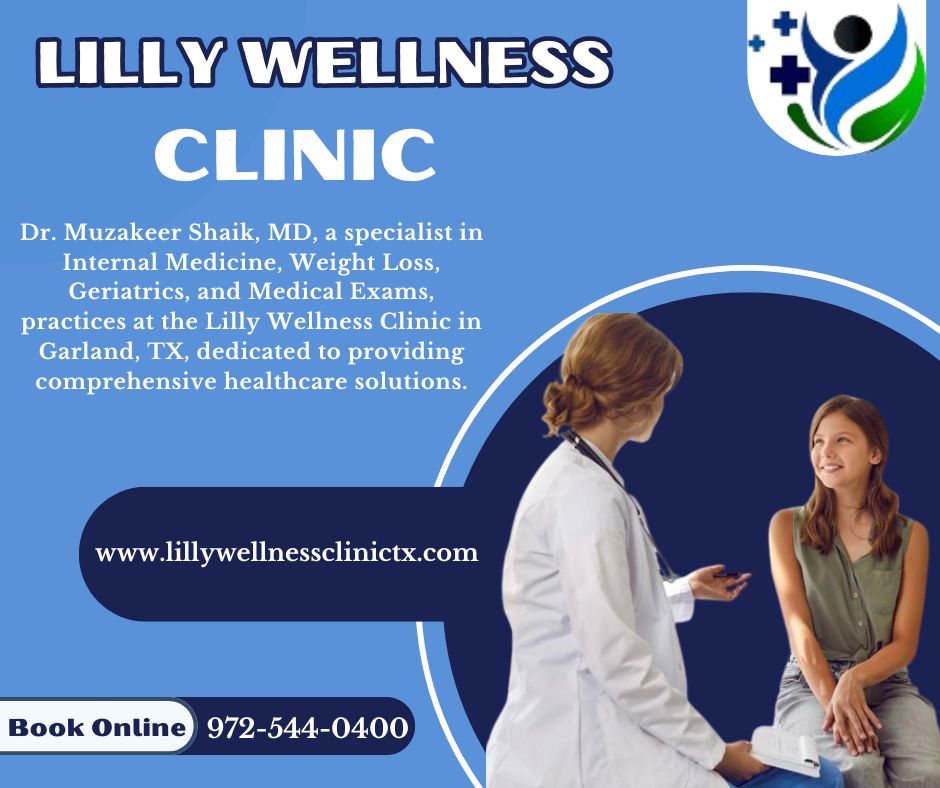 Discover wellness like never before at Lilly Wellness Clinic in Garland, TX! 🌿 Expert care tailored to your unique needs awaits. Embrace vitality today! 
For More Information - lillywellnessclinictx.com
- 972-544-0400
#LillyWellness #GarlandTX #HealthIsWealth