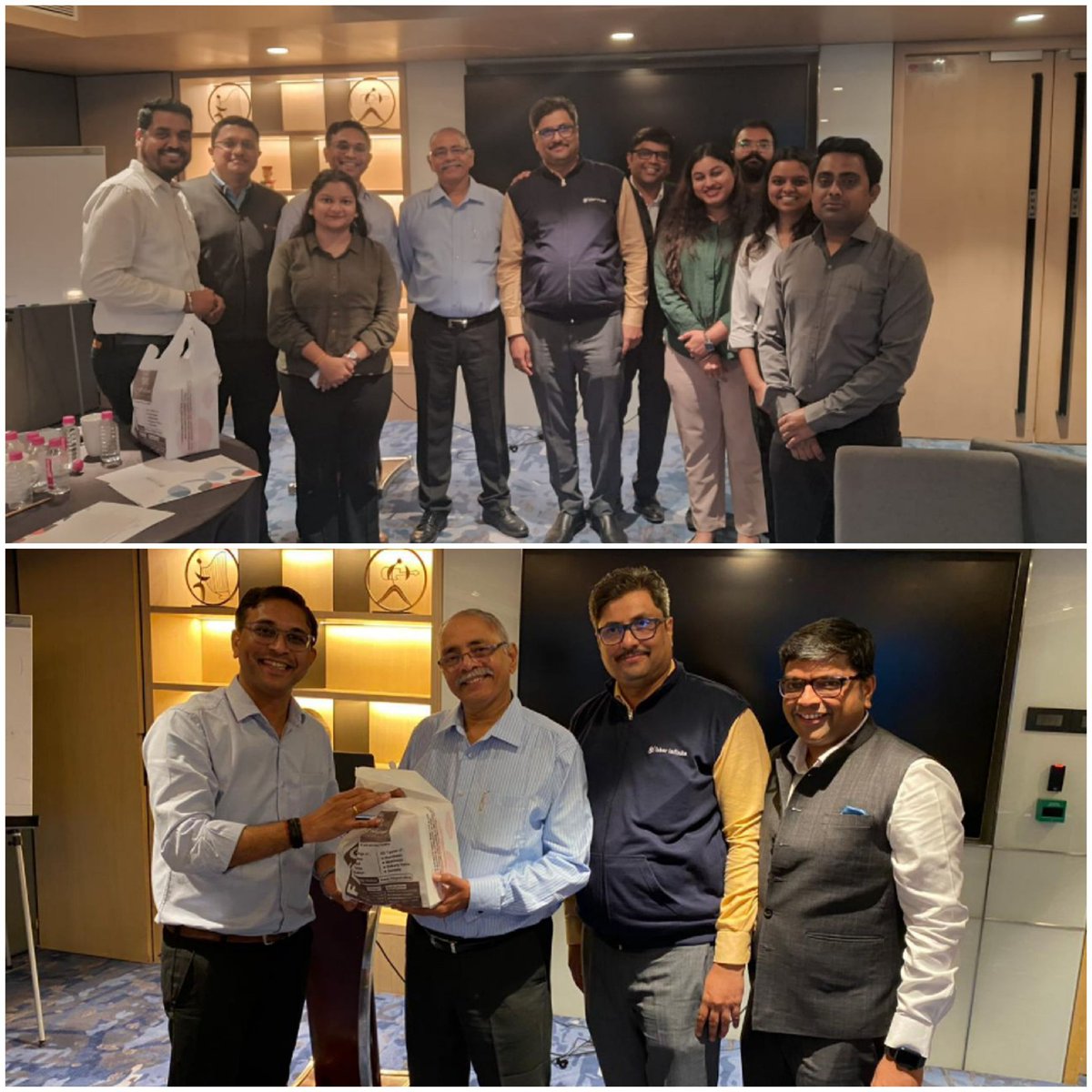 It was a fantastic meeting in Ahmedabad with keen young consultants whose reach is across the oceans. I was particularly delighted to reconnect with my old clients, who have gone from strength to strength in these years. Discussed new trends with them Caught up on a lot of things