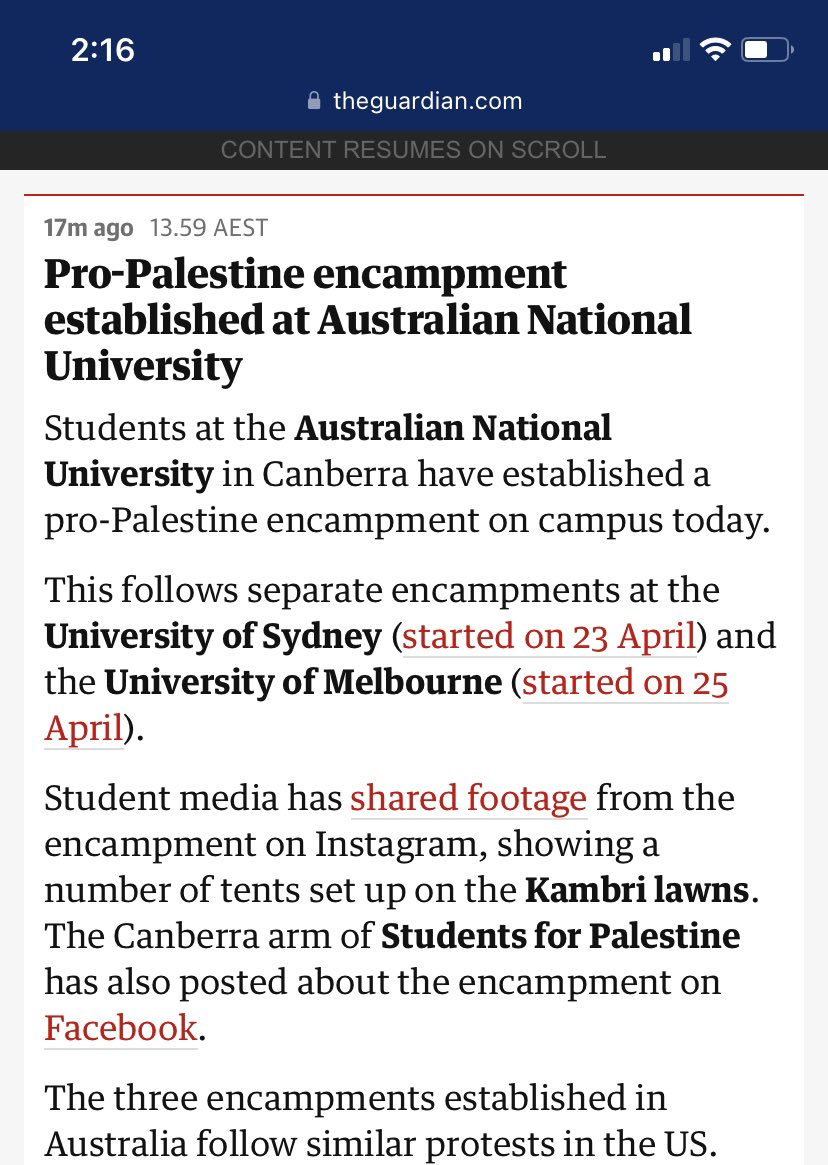 As a graduate of the Australian National University I’m proud of today’s students who have joined this growing global movement: