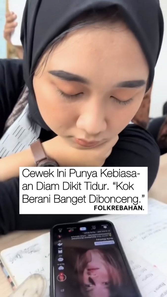 DI LUAR NALAR ,CEWEK INI PUNYA KEBIASAAN DIAM DIKIT LANGSUNG TIDURR!!😱😱 A Threadd