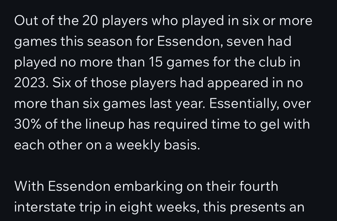 Little preview of Essendon v WCE on #thebombersblog #godons