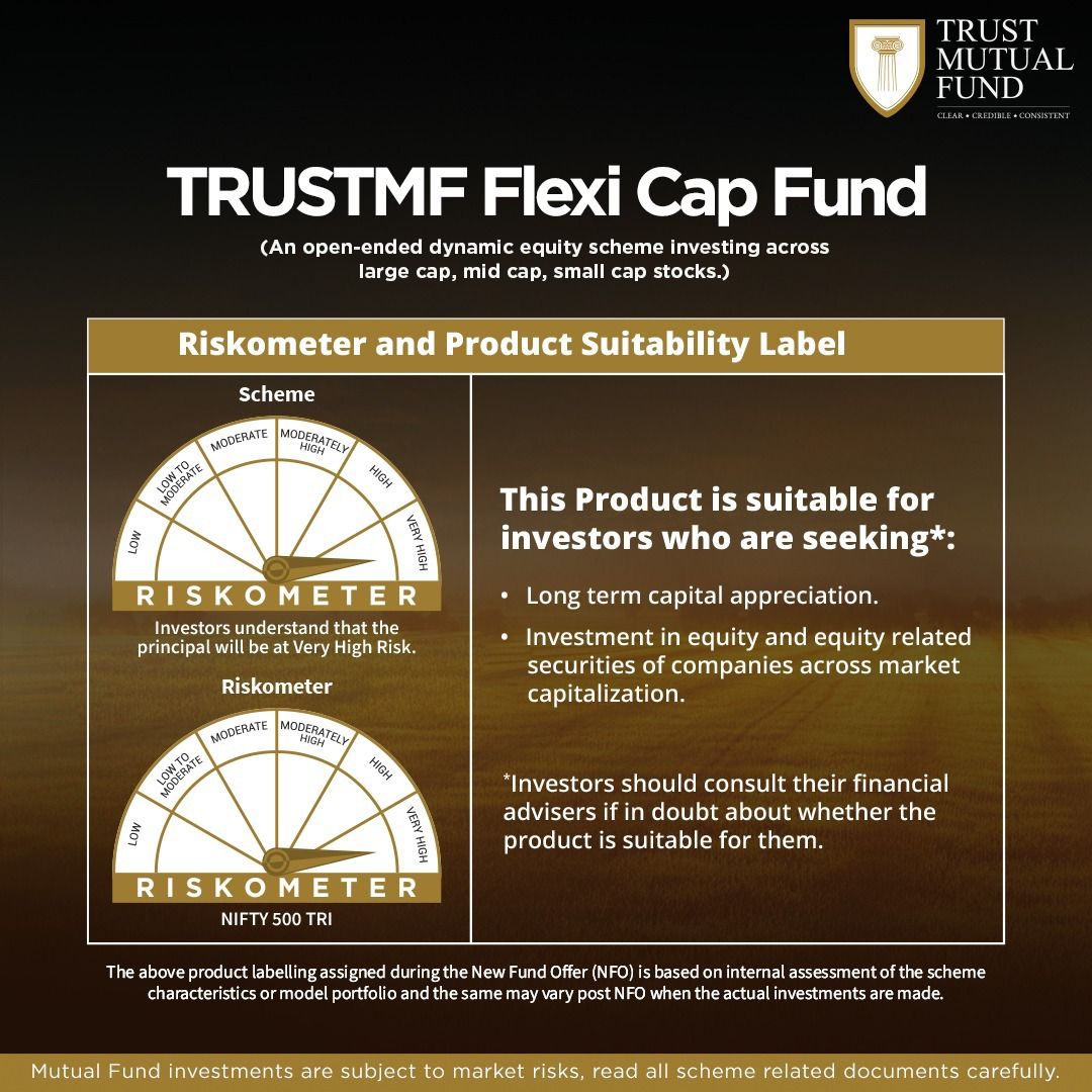 We are pleased to announce that our maiden equity fund NFO - TRUSTMF Flexi Cap Fund, has successfully garnered over 500 crores. We extend our sincere gratitude to all our investors and partners for their invaluable support and trust.

#TRUSTMF #mutualfunds #mutualfundssahihai