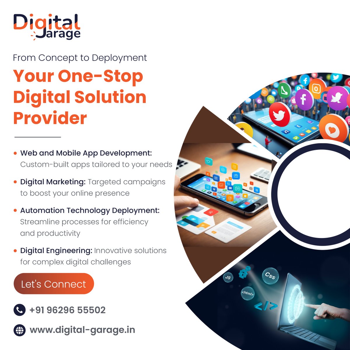 Your One-Stop Digital Solution Provider 🌐
#appdevelopment #webdevelopment #digitalmarketing #socialmediamarketing