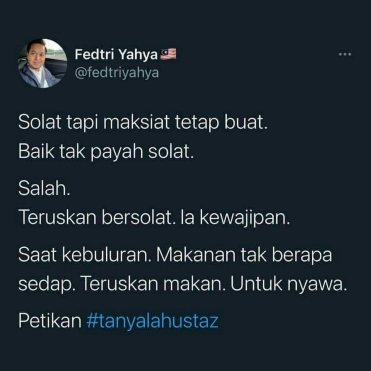 solat tapi maksiat