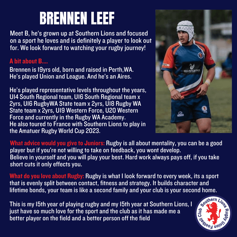 Get to know your Club Players #Pitchero
southernlionsrufc.com/news/get-to-kn…