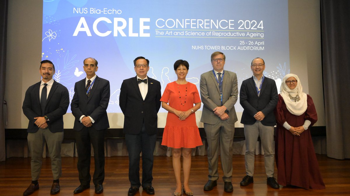 ACRLE_NUS's tweet photo. Thank you everyone who joined us at the NUS Bia-Echo Asia Centre for Reproductive Longevity and Equality (ACRLE) Conference 2024: 'The Art and Science of Reproductive Ageing'! https://t.co/IZwVQpVIp8