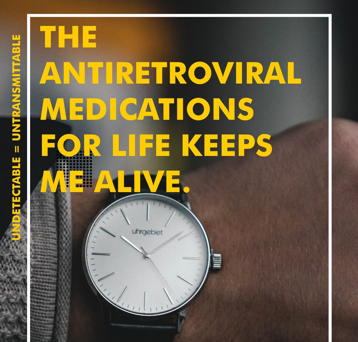 Untreated #HIV takes away peace, gives anxiety, uncertainty & limited life.
These are what #UequalsU removes.

To have #Undetectable viral load & be sexually #Untransmittable is to live & love as you should if there wasn't a diagnosis.

The fears are unreal because #ARV works.