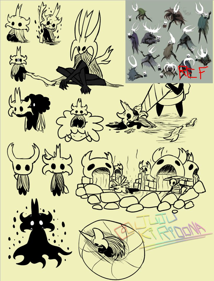 to tentando voltar a desenhar, atualmente to experimentando e rabiscando.
tambem fiz uma oc do hollow knight
