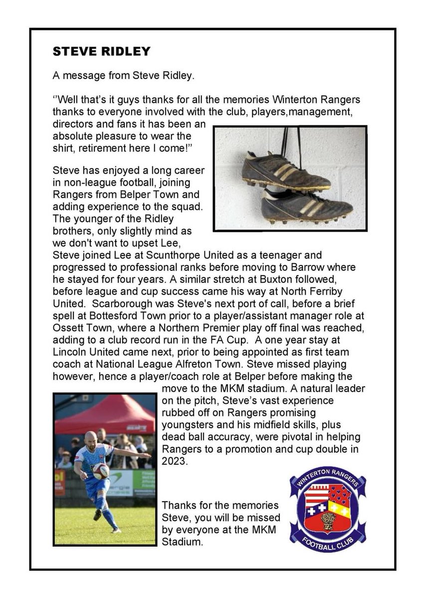 Winterton Rangers FC tweet media