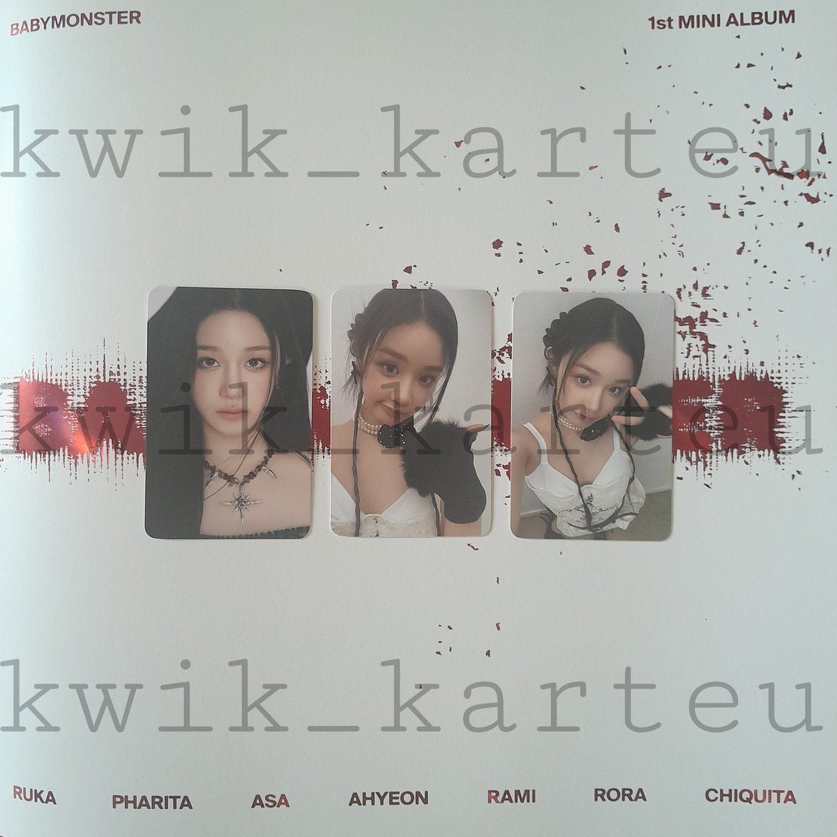kwik_karteu's tweet photo. WTS | LFB ❗️
PLS HELP RT

BABYMONSTER KTOWN4U POBS
: chiquita, rora, rami, pharita, ruka

— 500 each member set
400 each if take all = 2k
comment or dm me!
loc is bulacan
gc4sh, shapi c/o

tags: baemon pc ktown pob https://t.co/laCIiWI4Ab