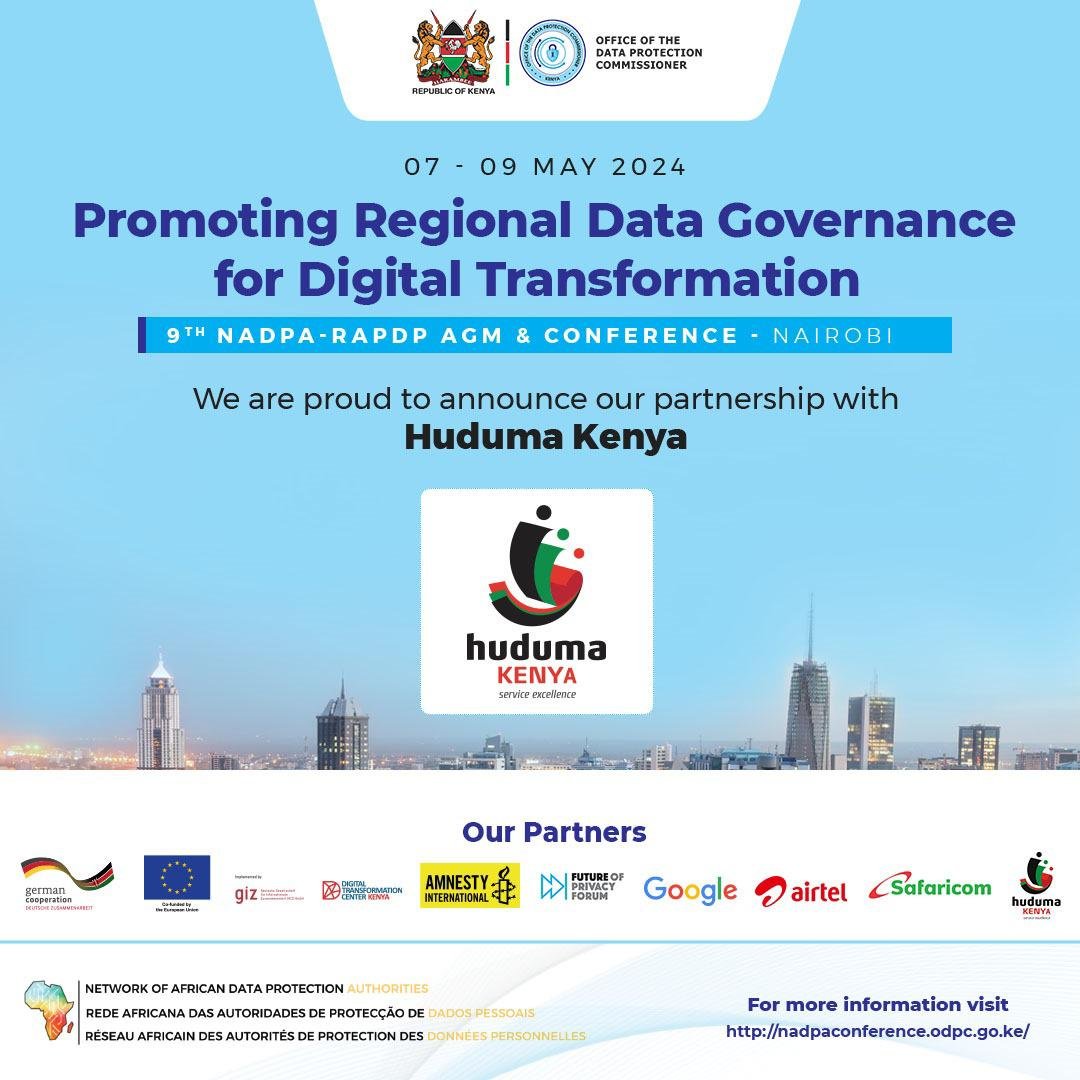 Kenya's successful bid to host the 2024 NADPA-RADPD Annual AGM underscores its commitment to advancing data protection initiatives regionally, with the OP Commissioner playing a pivotal role in leading these efforts
#NADPAConference24
Data ProtectionKE