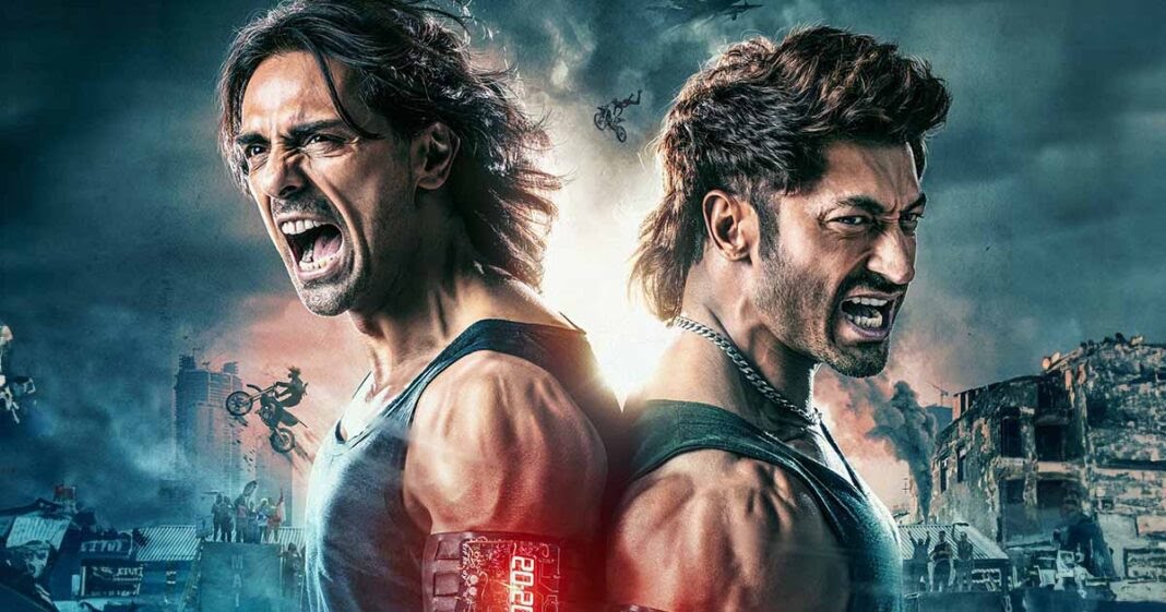 Movie 29:

#VidyuttJamwal is one actor who can effortlessly do all his stunts without any harness and/or stuntmen, and it's a great asset for the guy. But the man surely needs body doubles when it's the time to act and emote. 

#ArjunRampal such a badass with bad writing. #Crakk