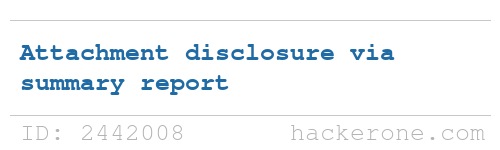 HackerOne disclosed a bug submitted by xklepxn: hackerone.com/reports/2442008 #hackerone #bugbounty