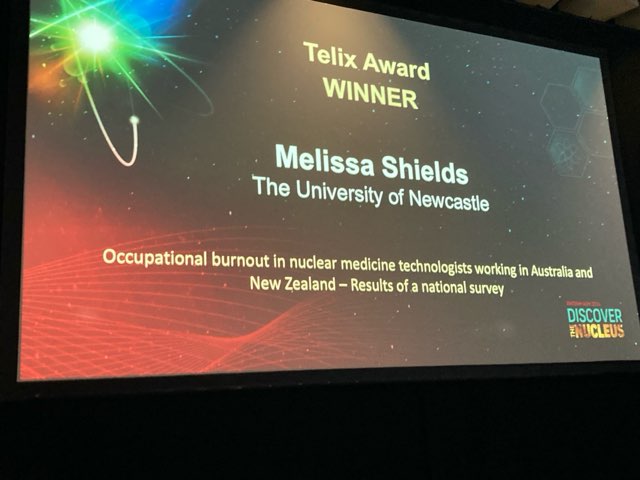 Melissa Shields (@melshieldsuonnm) on Twitter photo Honoured to be awarded the <a href="/TelixPharma/">Telix Pharmaceuticals</a> award for the best presentation at the 2024 <a href="/anzsnm1969/">ANZSNM</a> conference <a href="/DaphneJamesUON/">Assoc Prof Daphne James</a> <a href="/UONHealthScien1/">@UON_HealthSciences</a> <a href="/UON_research/">Uni Newcastle Research</a> @charlreessidhu Honoured to be awarded the <a href="/TelixPharma/">Telix Pharmaceuticals</a> award for the best presentation at the 2024 <a href="/anzsnm1969/">ANZSNM</a> conference <a href="/DaphneJamesUON/">Assoc Prof Daphne James</a> <a href="/UONHealthScien1/">@UON_HealthSciences</a> <a href="/UON_research/">Uni Newcastle Research</a> @charlreessidhu