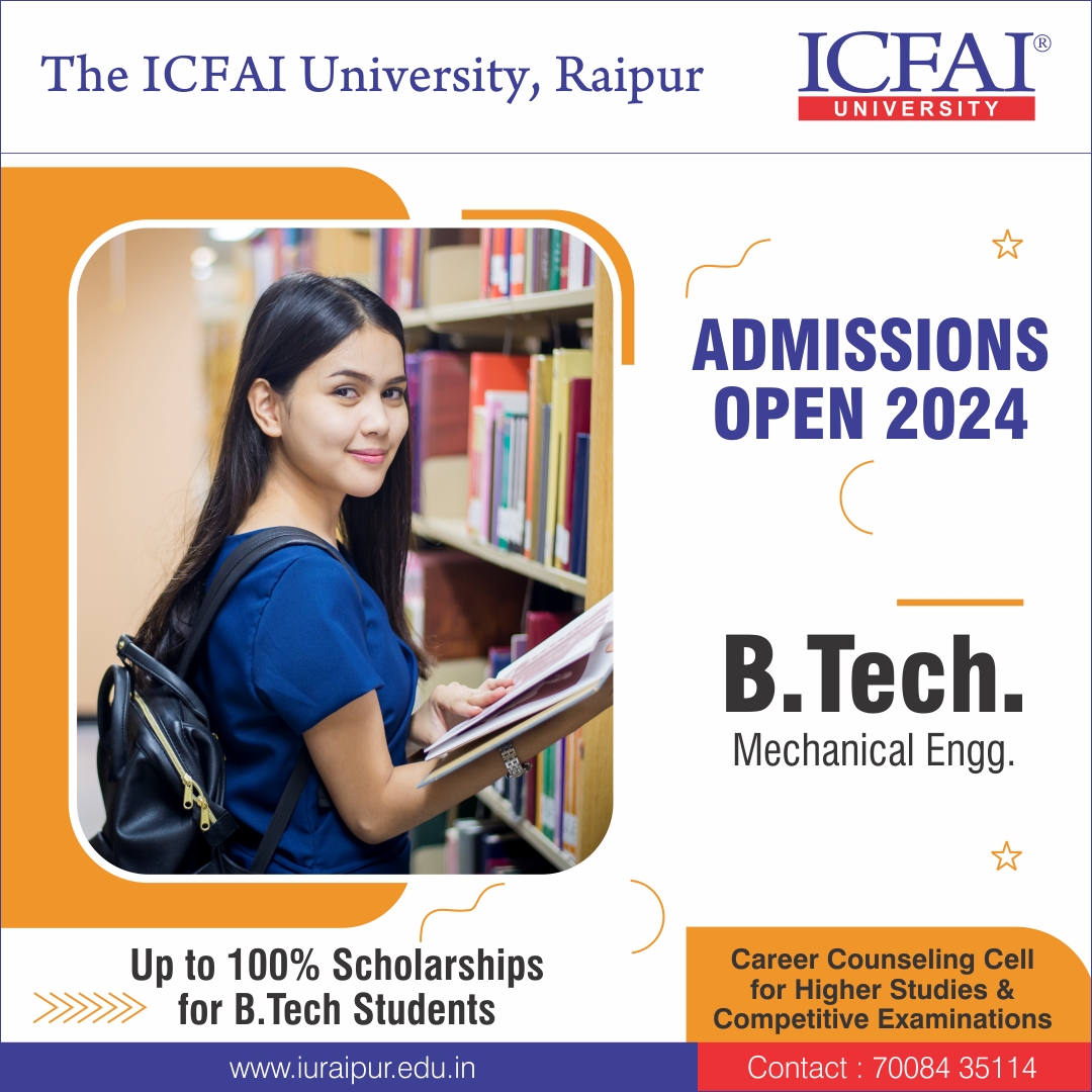 🎓 Exciting News! Admissions are now open for our B.Tech. program in Mechanical Engineering for the year 2024!
🌐 bitly.ws/3fVui
📞 Mobile No. : 70084 35114
#AdmissionsOpen #BTech #MechanicalEngineering #ApplyNow #topuniversity #topuniversityinindia