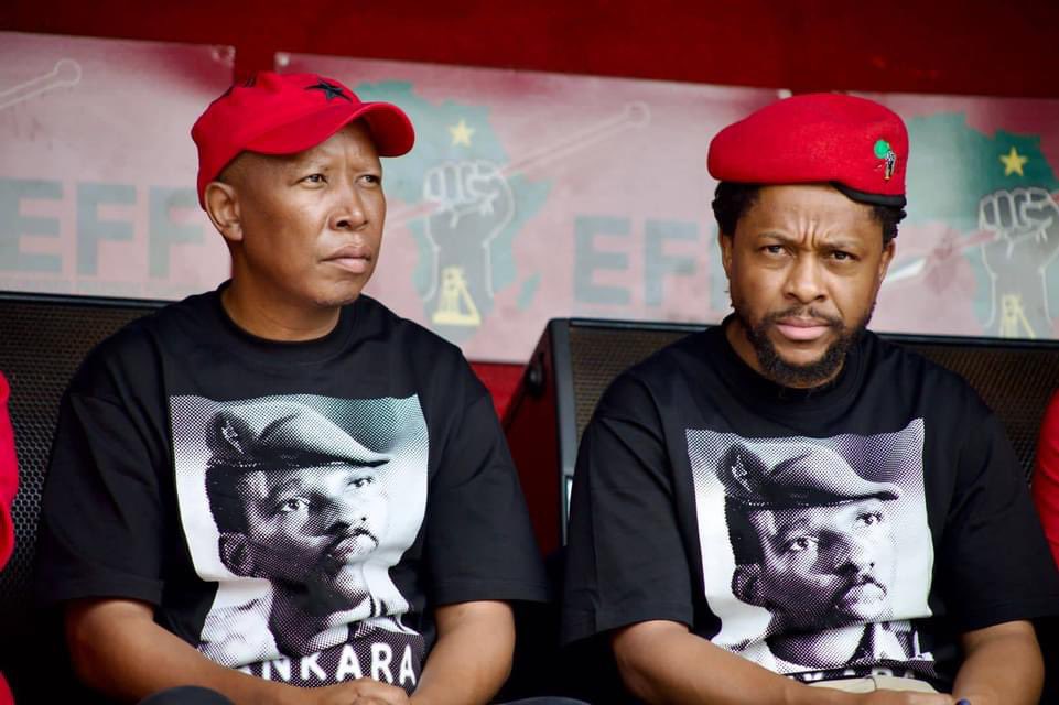 Good Morning MaFighter 🙌🏾 I love this Pair ❤️🖤💚 One thing about the EFF is the Quality of Leaders we have and continue to produce 👌The Future is safe here! ✊🏾 #VukaVelaVotaEFF #MalemaForSAPresident