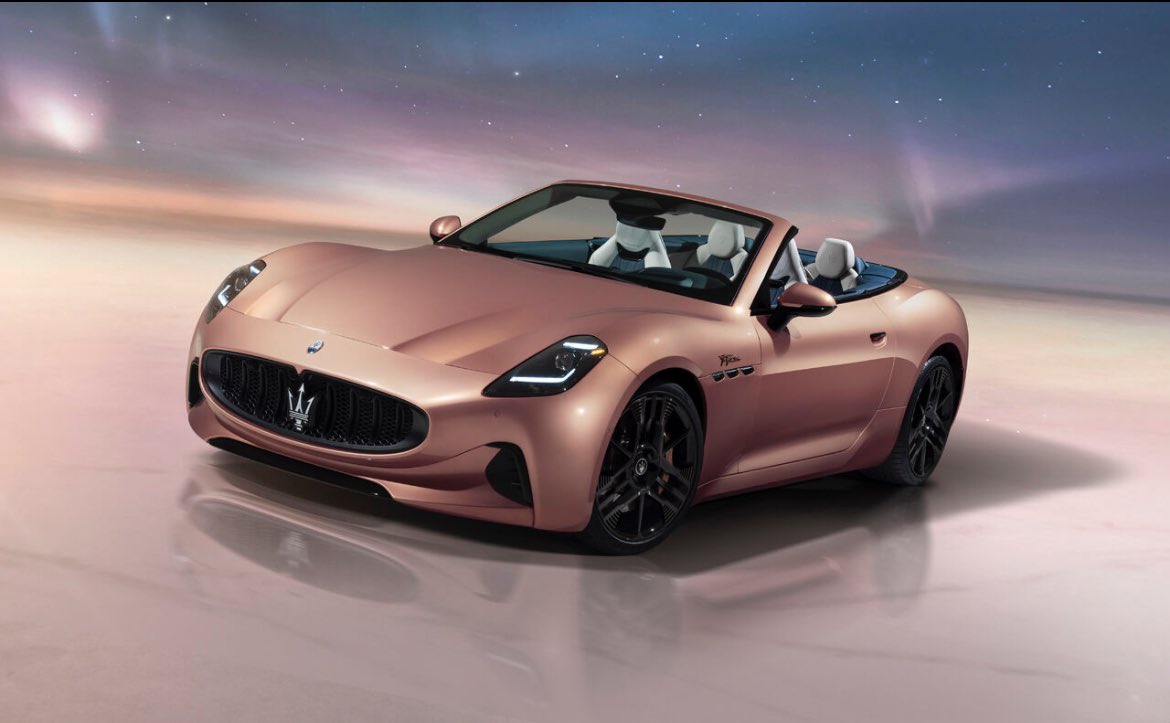 📊📉📈 ELECTRIC VEHICLES

GMM 

Good Morning car lovers 

Maserati ushers in the Trident's new #electric era and presents the GranCabrio Folgore: Elegant, attractive, with a sporty and adventurous character. #MaseratiFolgore is the first 100% electric convertible in the luxury…