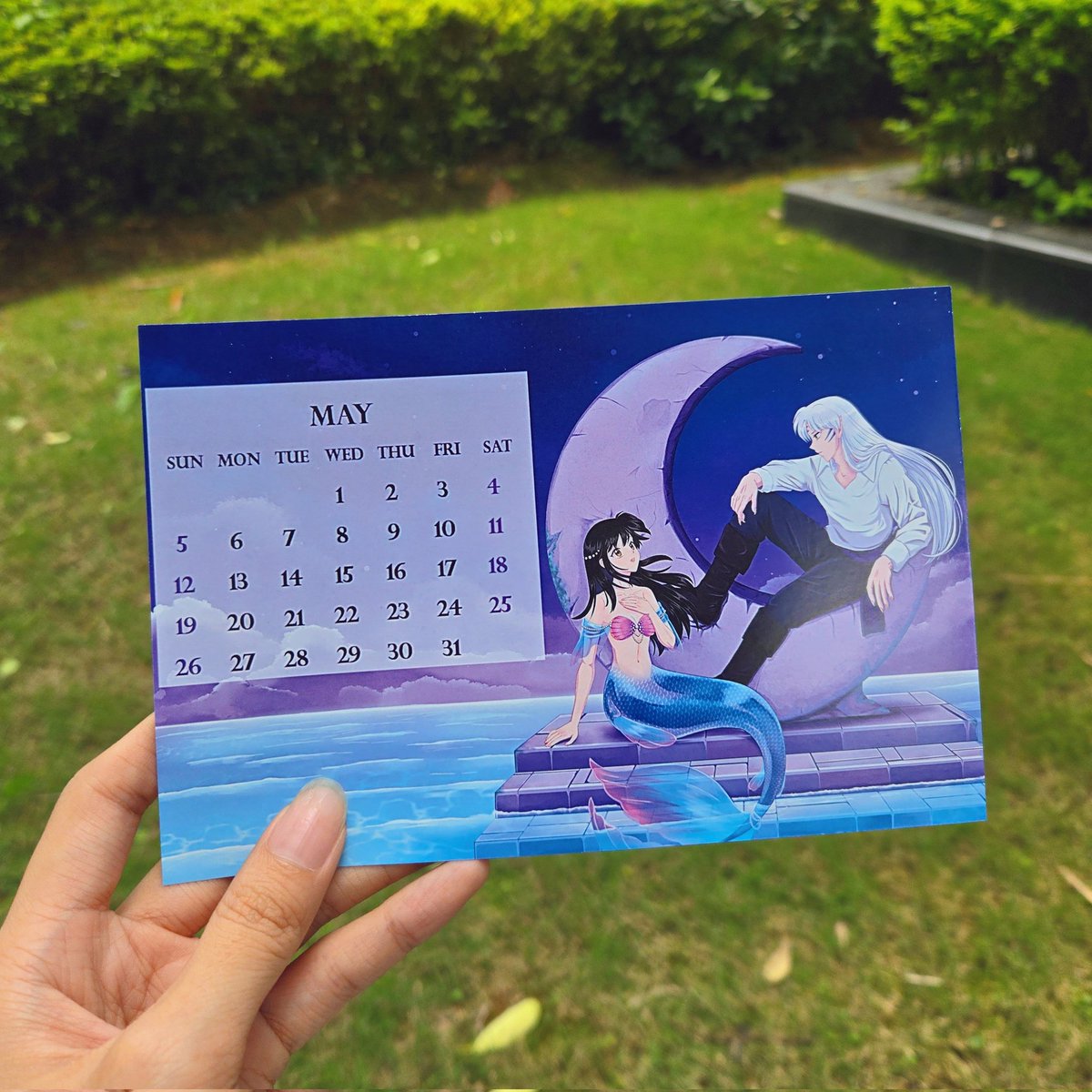 I just got it printed. So beautiful!!! A fairytale-like May is coming! ✨Thank you artists, and this project💜🧡