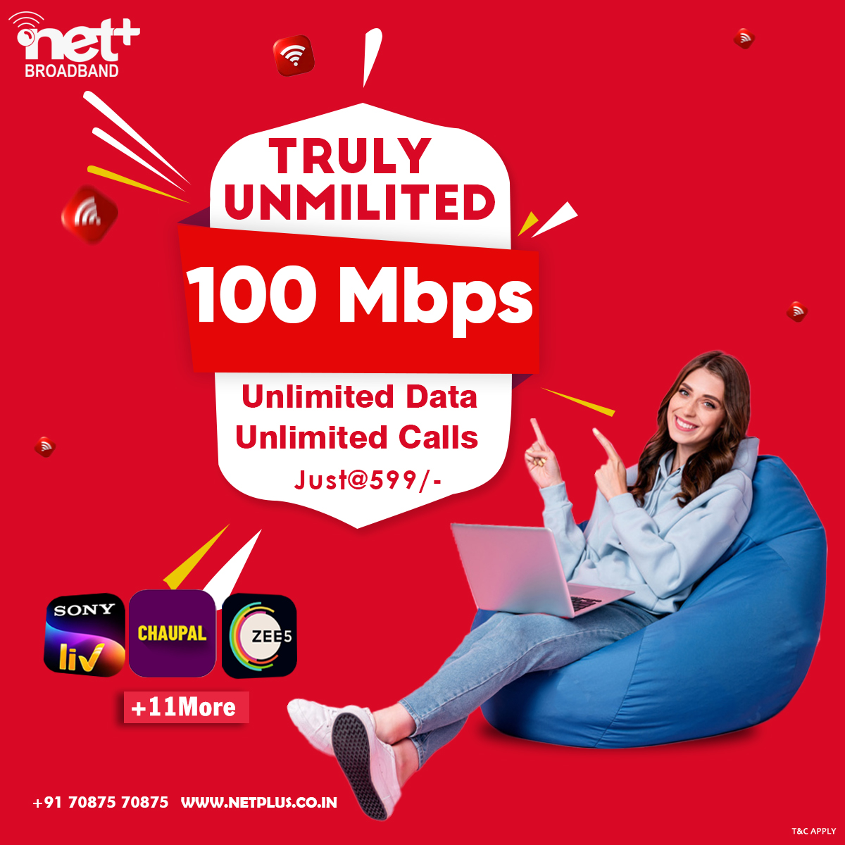 #netplus #NetplusBroadband #doubledhamka #offer #TrulyUnlimited #plans #followus #OTT #apps #newplan #speed