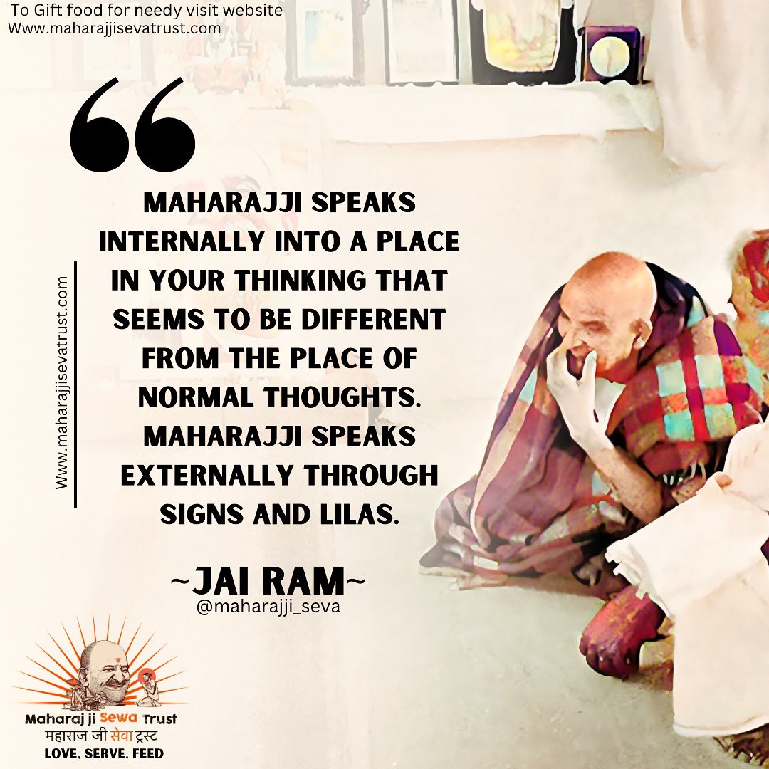 Ram~Ram 
.
Jai Sri Neem Karoli Baba🙏🏻 
.
maharajjisevatrust.com 
.
#neemkarolibaba #maharajjisevatrust