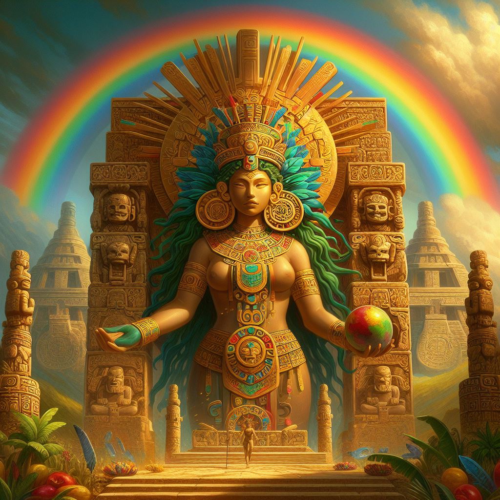 Guten Morgen,
Ich bin Ixchel die Maya Göttin der Erde und des Regenbogens.
Wünsche euch einen Schönen Tag und einen erfolgreichen Start in die Woche.