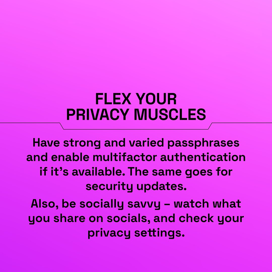 OAICgov's tweet image. Curious about what you can do to power up your privacy and ensure the security of your personal information?

Start with these 3 steps.

#PAW2024 #PrivacyAwarenessWeek