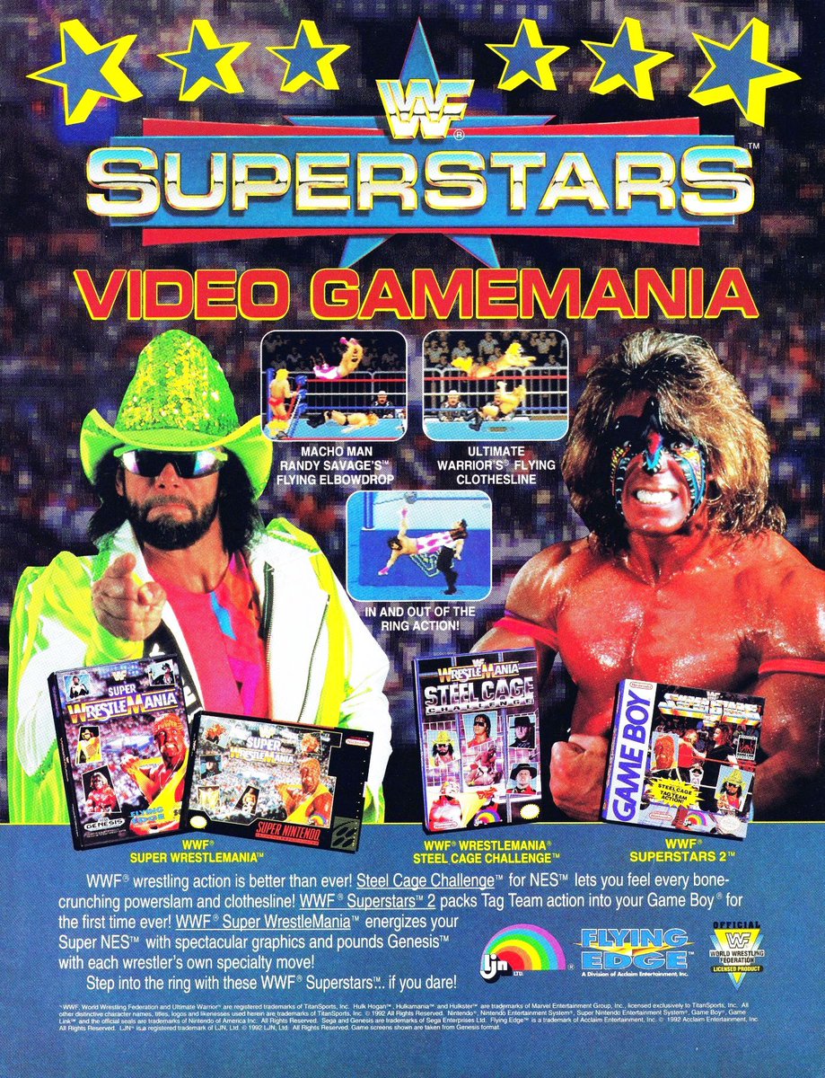 WWF Superstars Video GameMania! 🌟🎮🌟 #WWF #WWE #Wrestling #RandySavage #UltimateWarrior #WrestleMania