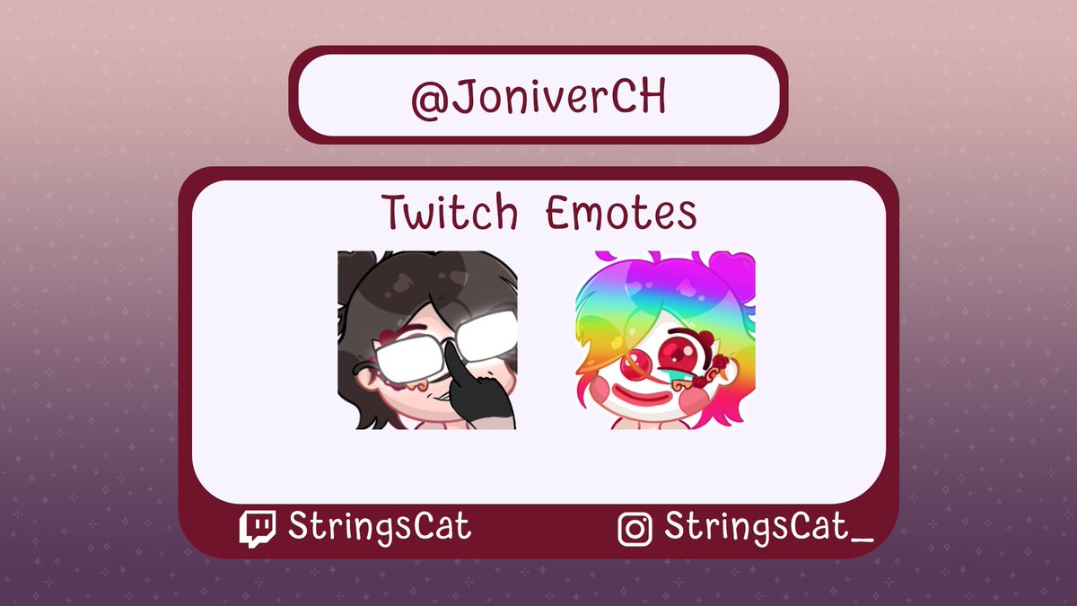 StringsCat | Emote Artist |✨COMMISSIONS OPEN🌙 tweet media