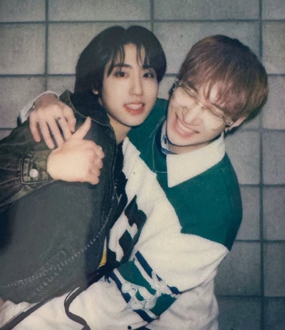 BANG CHAN AND HAN POLAROID