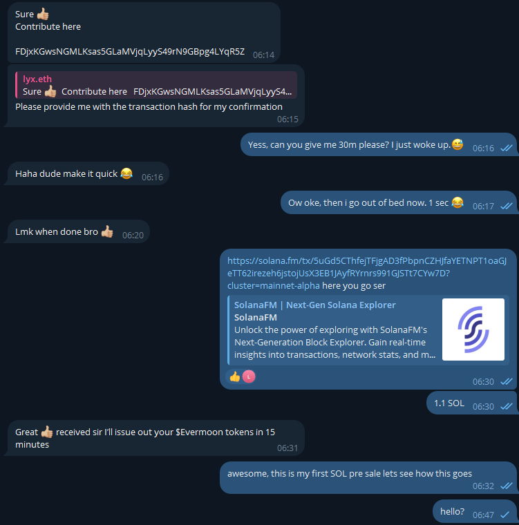 Mr_Toe88's tweet photo. @DexGemsReal Sometimes you ned to scam ppl to make money. https://t.co/5xHjtDQ74f
