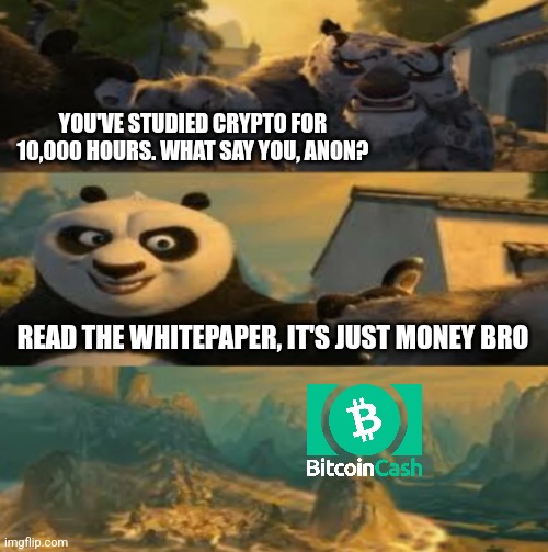 10,000hrs, or just buy #BitcoinCash #BCHMEMES #BCHisNewLeadership