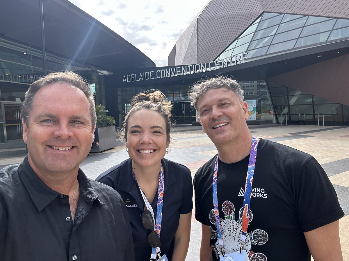 The @LivingWorksAus team are proudly supporting the National Suicide Prevention Conference in Adelaide, Australia this week and looking forward to connecting with our #ASIST and #safeTALK trainers from across the country. #NSPC24 @SuicidePrevAU