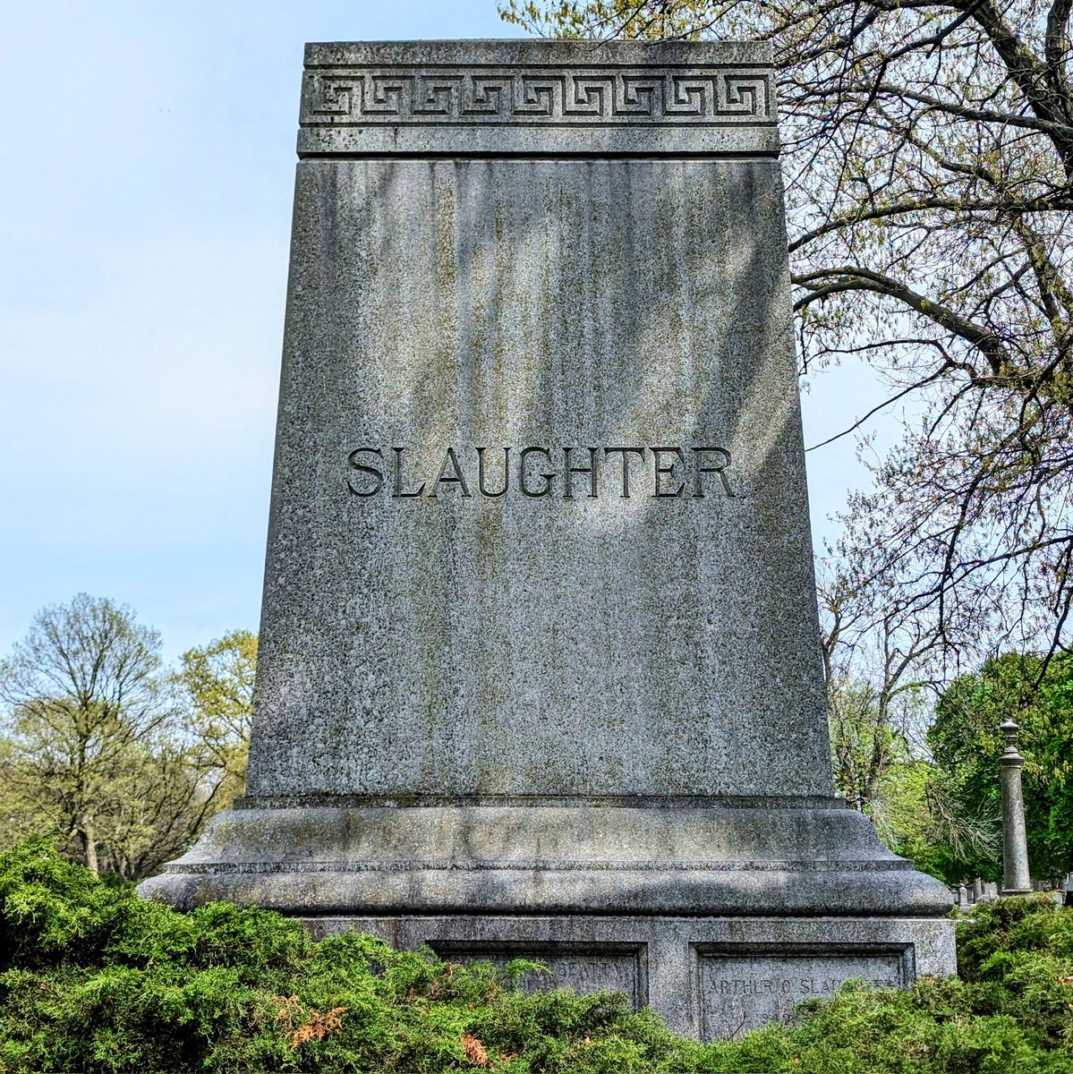 Found a Slaughter at the cemetery