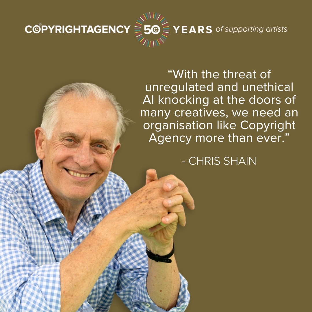 Always fighting for creators' rights! Photographer Chris Shain (@tenorphotog) shares his thoughts about Copyright Agency for our 50th year.

Credit: Photograph of Chris Shain by Connor O'Shea

#copyrightagency #50for50 #50yearsofsupportingcreators #supportingartists