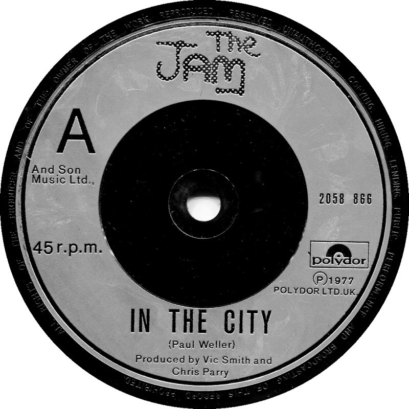 Released #OTD 1977 - In The City - The Jam ‘In the city there's a thousand things I want to say to you..’