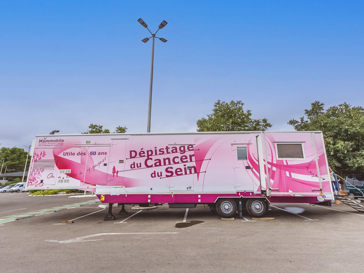 Montpellier Métropole (@montpellier3m) on Twitter photo 👩👩🦰 Pour toutes les femmes entre 50 et 74 ans
🎀 Aujourd'hui, le Mammobile vous propose un dépistage du cancer du sein gratuit jusqu'à 17h30, 50 Avenue de la Gare à <a href="/VilleCastries/">Ville de Castries</a>
Plus d’infos 👉 bit.ly/3mx0Vbr 👩👩🦰 Pour toutes les femmes entre 50 et 74 ans
🎀 Aujourd'hui, le Mammobile vous propose un dépistage du cancer du sein gratuit jusqu'à 17h30, 50 Avenue de la Gare à <a href="/VilleCastries/">Ville de Castries</a>
Plus d’infos 👉 bit.ly/3mx0Vbr
