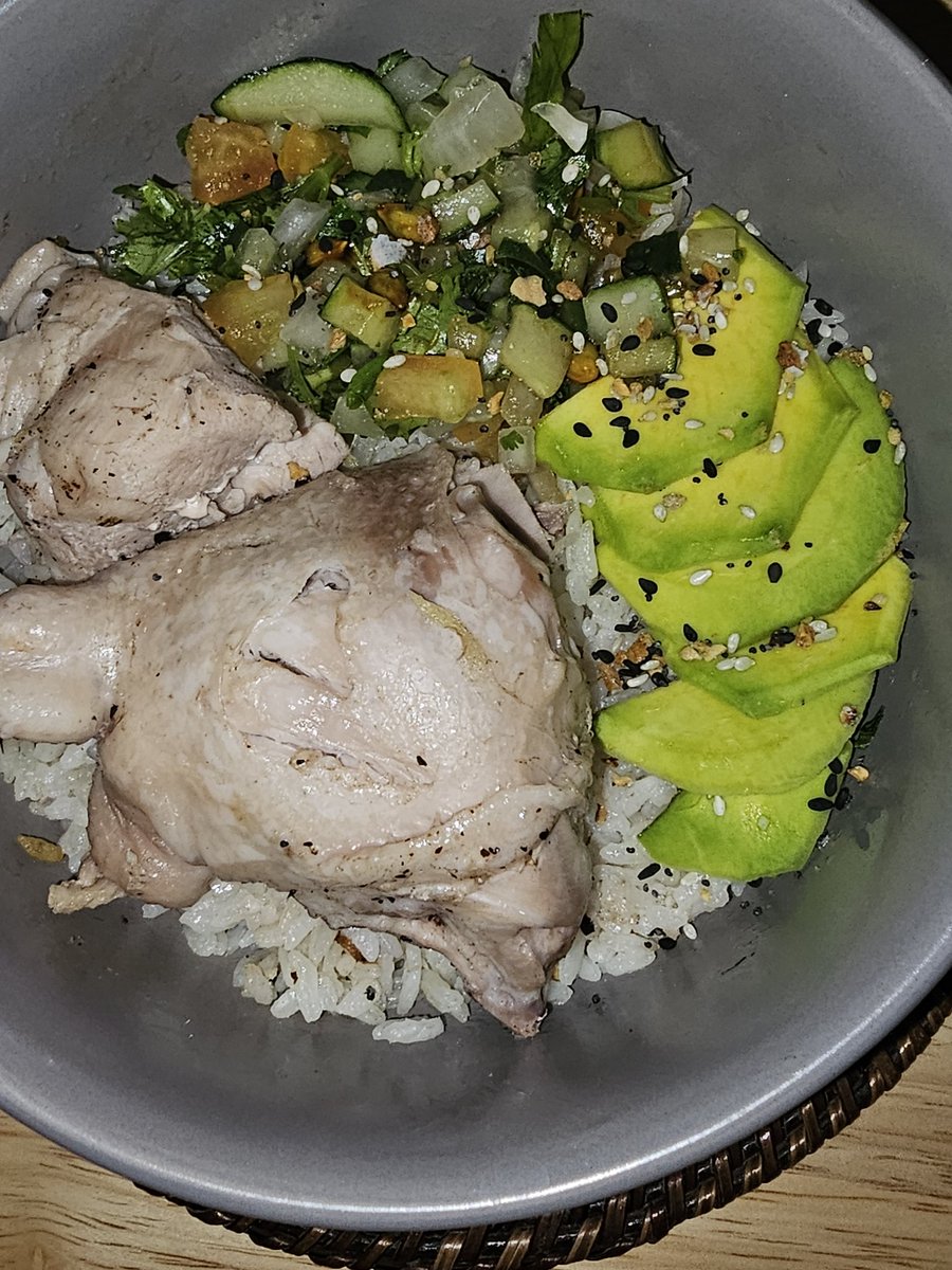 Dinner. Hainanese Chicken .