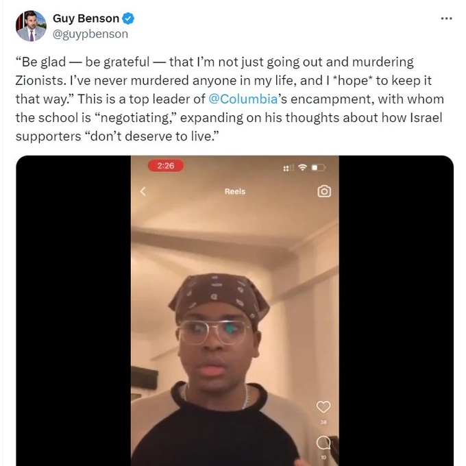 Not a fucking chance would I stand with today's version of the Hitler Youth. The students AKA Hamas' useful idiots you're referring to, like this antisemite, thinks people who believe in Israel's right to exist don't deserve to live & should be grateful he hasn't murdered them.